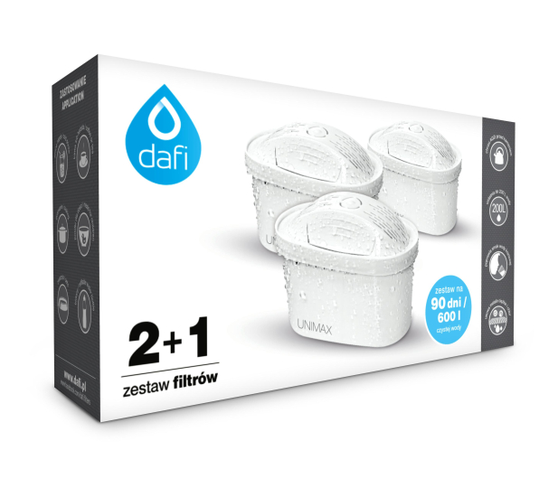DAFI Wklady filtrujace UNIMAX 2+1 - 1389172 - zdjęcie